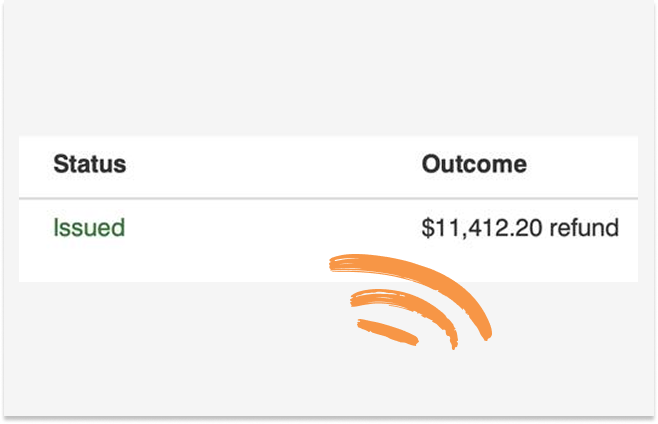 Tax return result Takashi from Japan $11412 AUD - TuTax