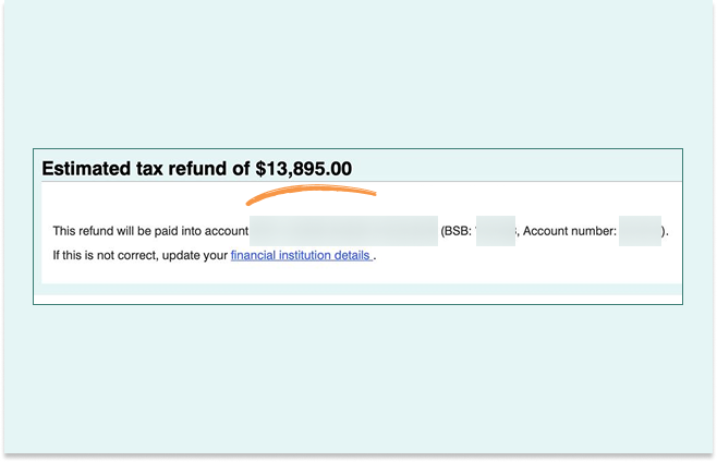 Tax return result Mikko from Finland $13895 AUD - TuTax
